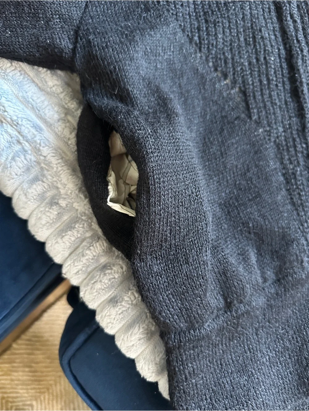 Vintage free people wool cotton combination baseball jacket